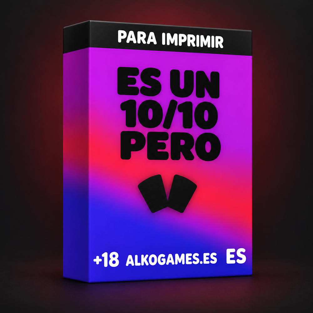 Juego "Es Un 10/10 Pero" (Para Imprimir)
