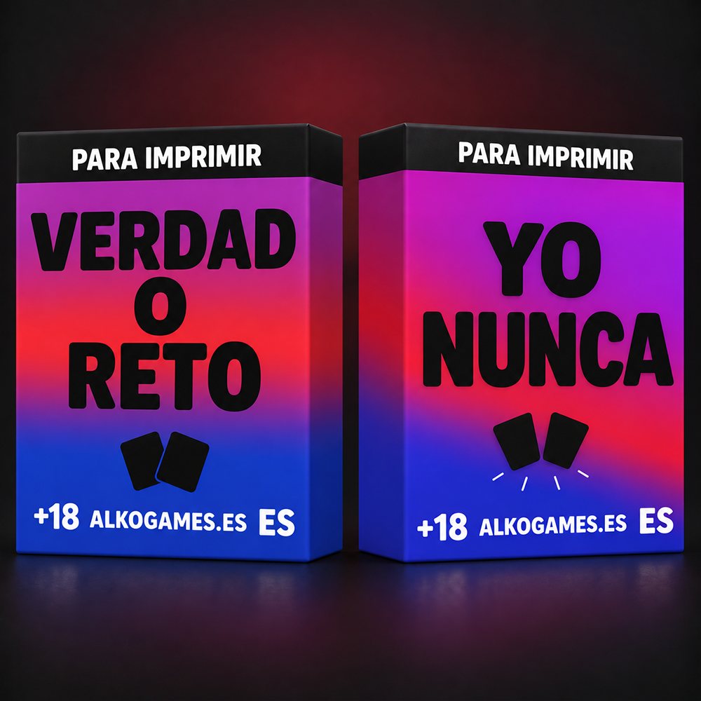 Pack „Verdad O Reto" + „Yo Nunca" (Para Imprimir)