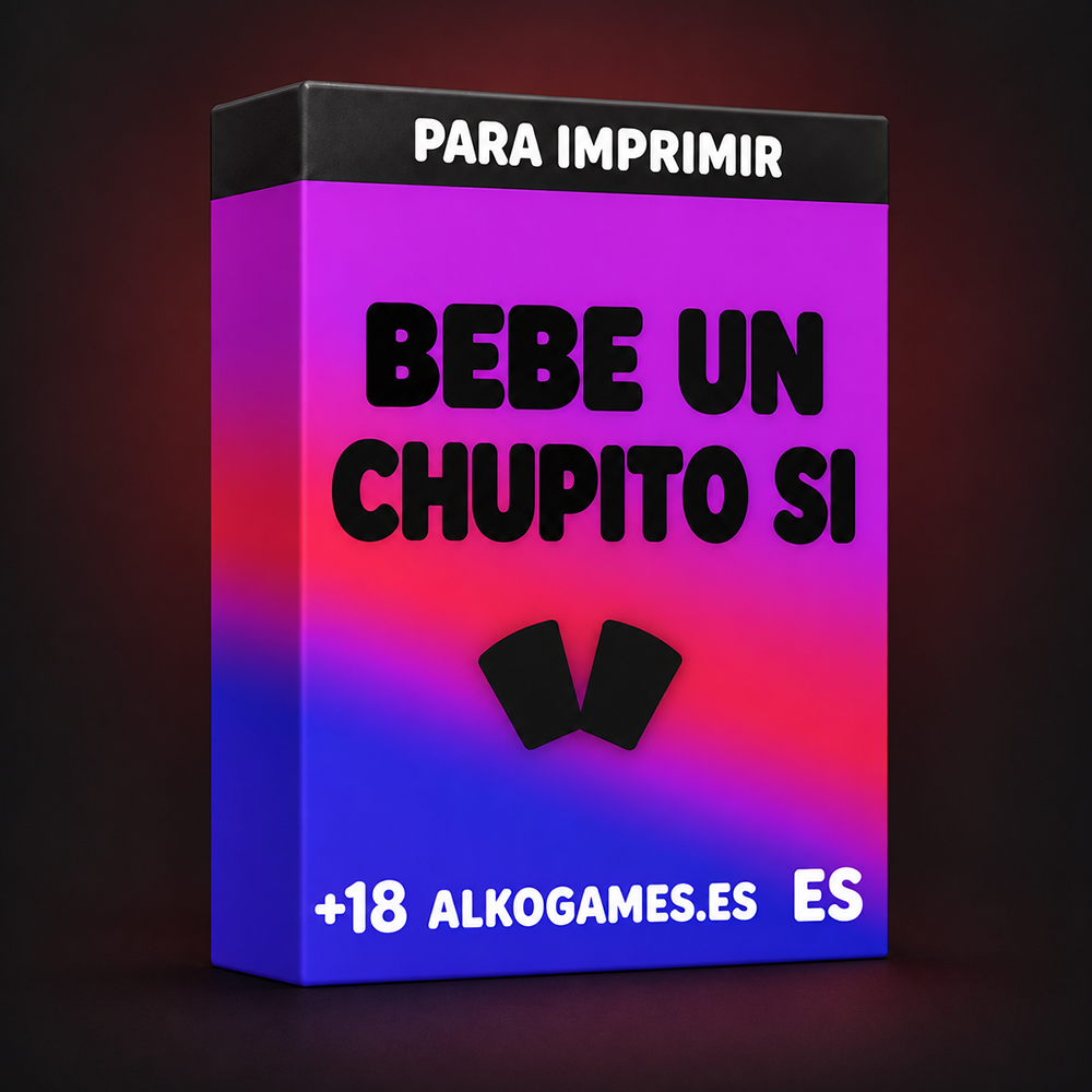 Juego "Bebe Un Chupito Si" (Para Imprimir)