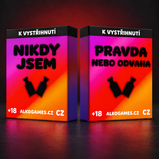 Sada "Pravda Nebo Odvaha" + "Nikdy Jsem" (K Vystřihnutí)