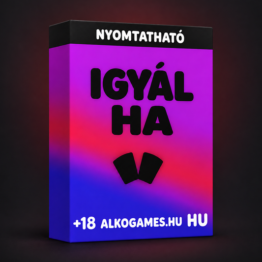Játék "Igyál Ha" (Nyomtatható)