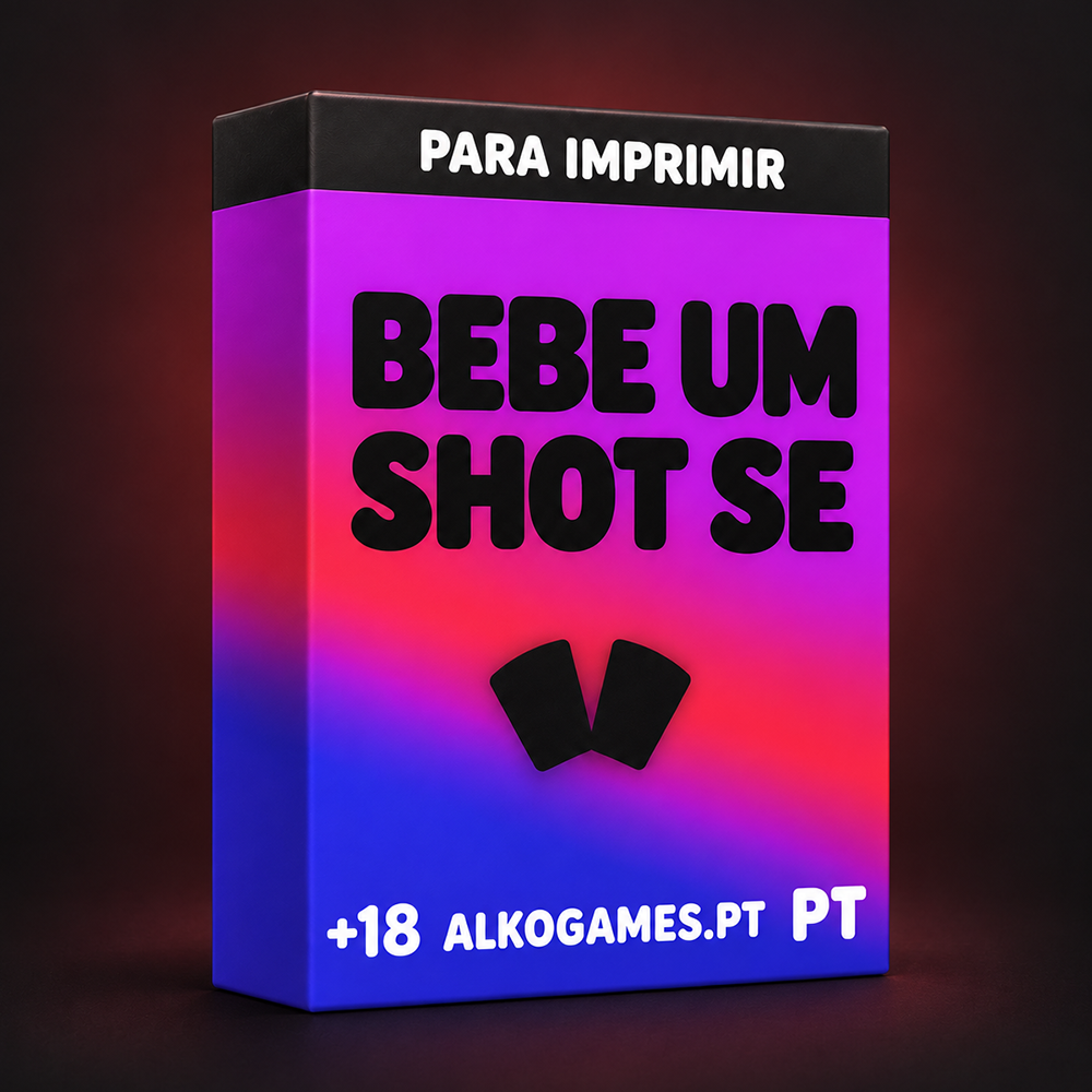 Jogo "Bebe Um Shot Se" (Para Imprimir)