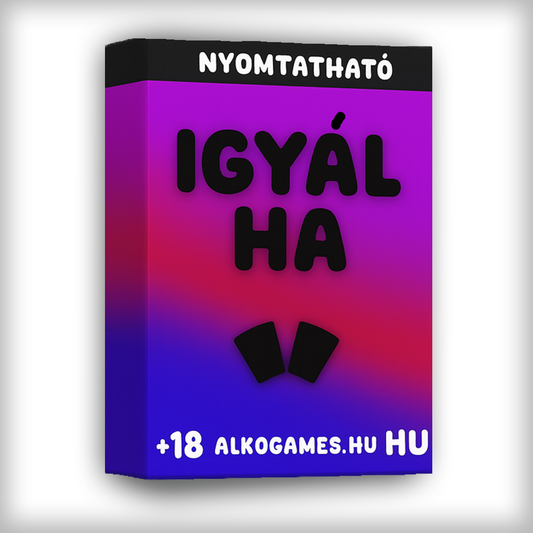 Játék "Igyál Ha" (Nyomtatható)