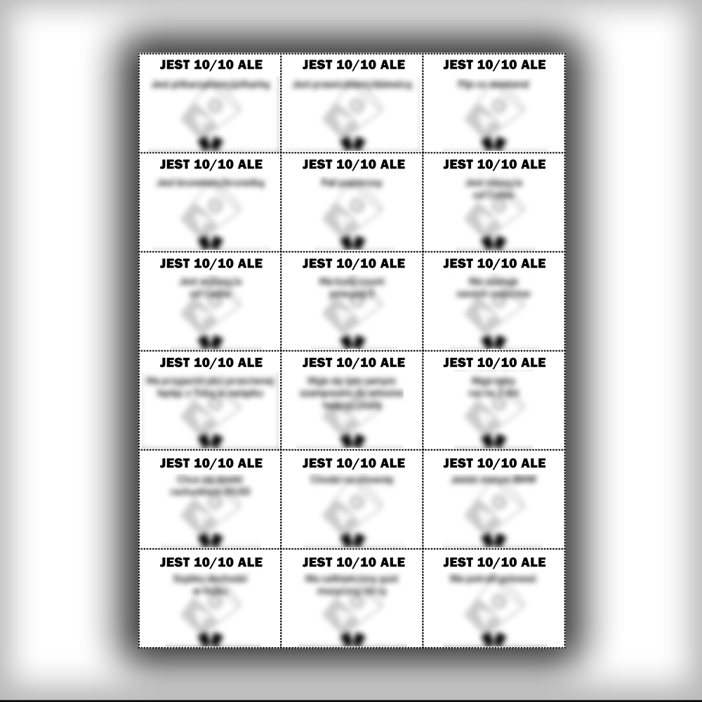 Zestaw Sylwestrowy 2025 Plus (Do Wydruku)