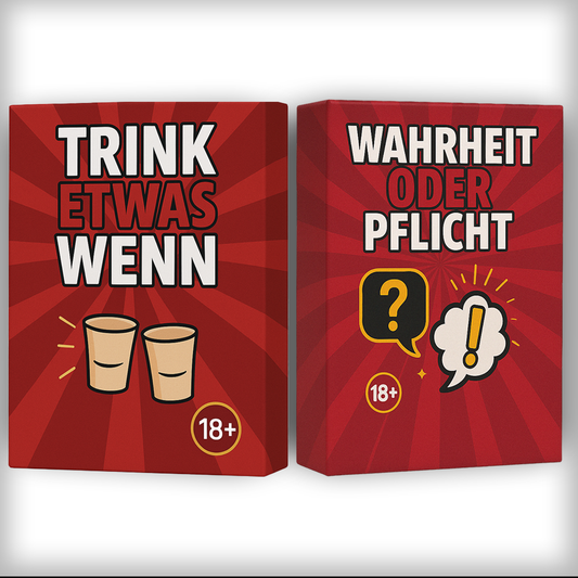 Set "Trink Etwas Wenn" + "Wahrheit Oder Pflicht"